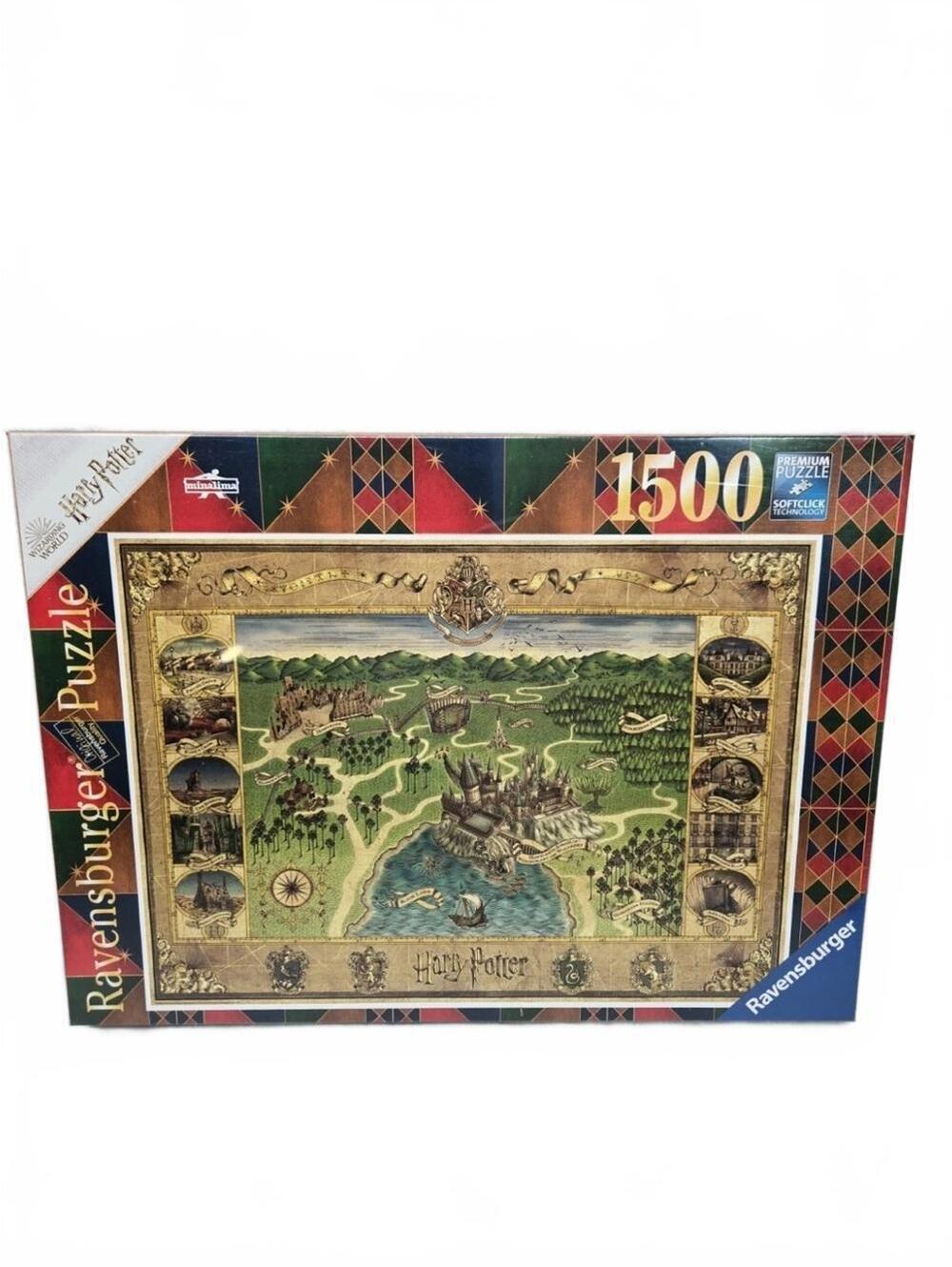 Ravensburger Harry Potter Hogwarts Map 1500 Piece Puzzle Sealed NWT